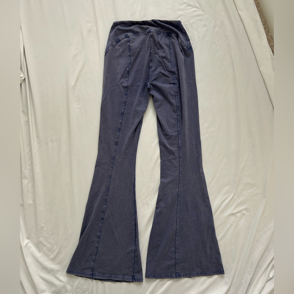 Urban Outfitters bootcut flare legging, washed purple color